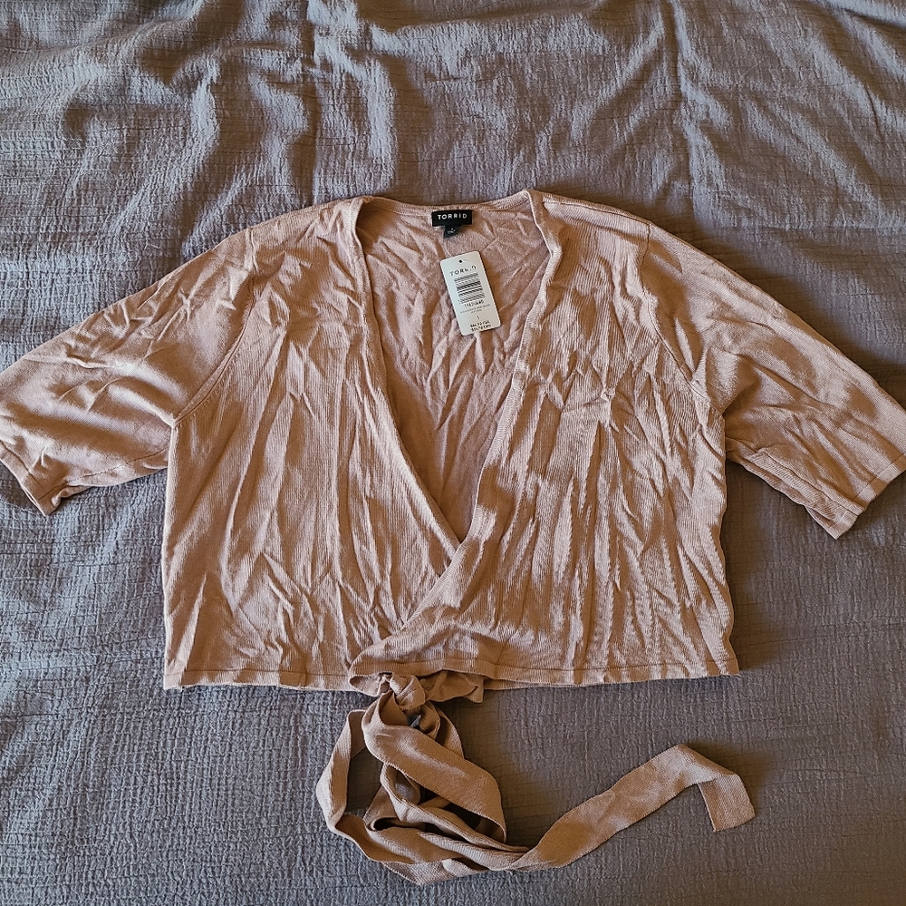 Torrid Wrapped Sweater Top
